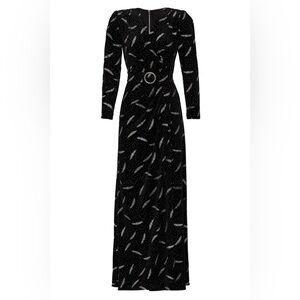 Bronx and Banco Women’s Carina Black and Silver Velvet Gown, size S, EGUC
